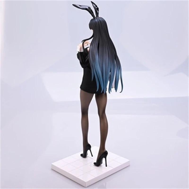 1/4 Scale Large Size Bunny Girl Office Lady Anime PVC Figure Collectible Desktop Decoration For Anime Fans Otaku Birthday Gift