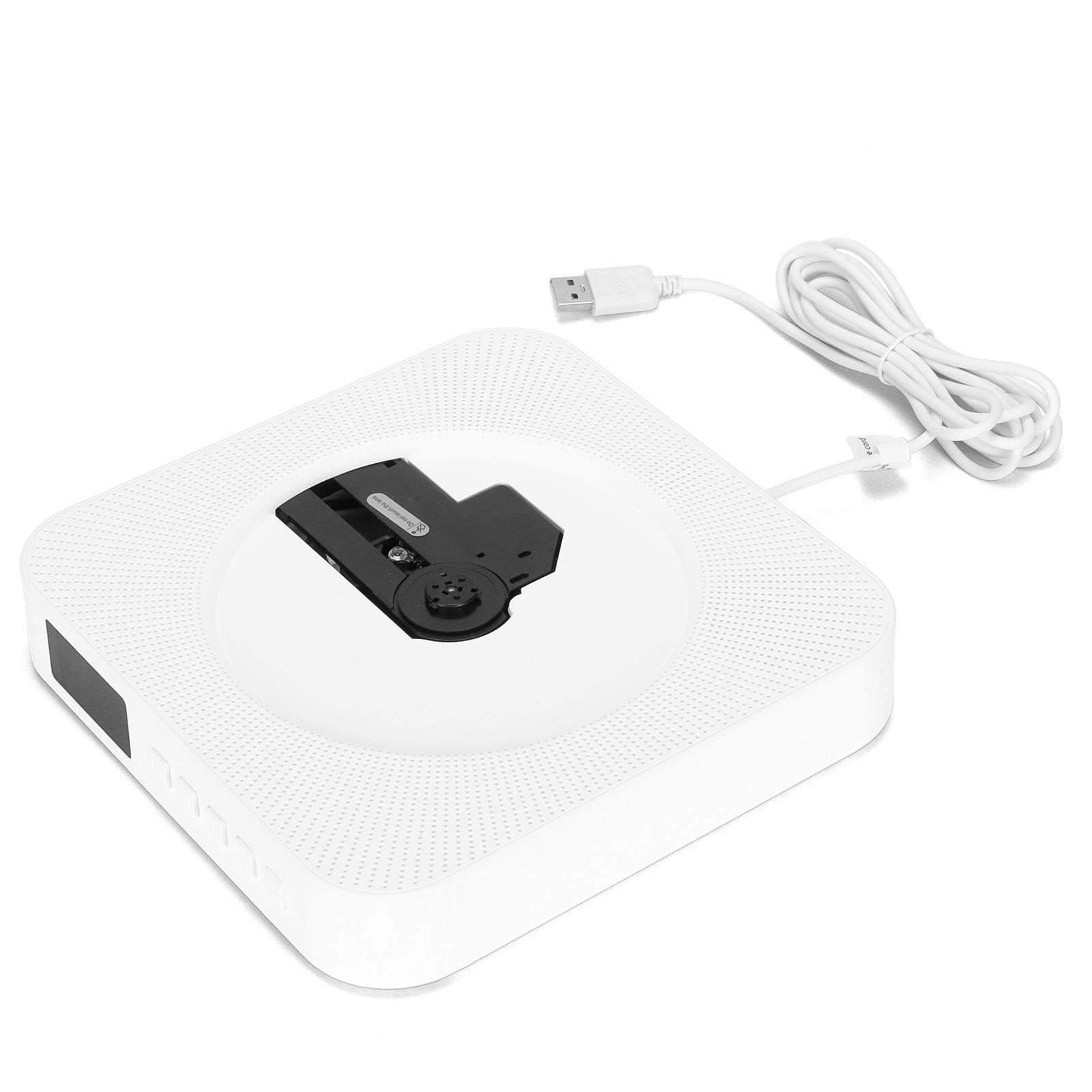 

KC809 Настенный CD-плеер Портативный пульт дистанционного управления Bluetooth Музыкальный плеер со светодиодным экраномВеликобритания UK Plug