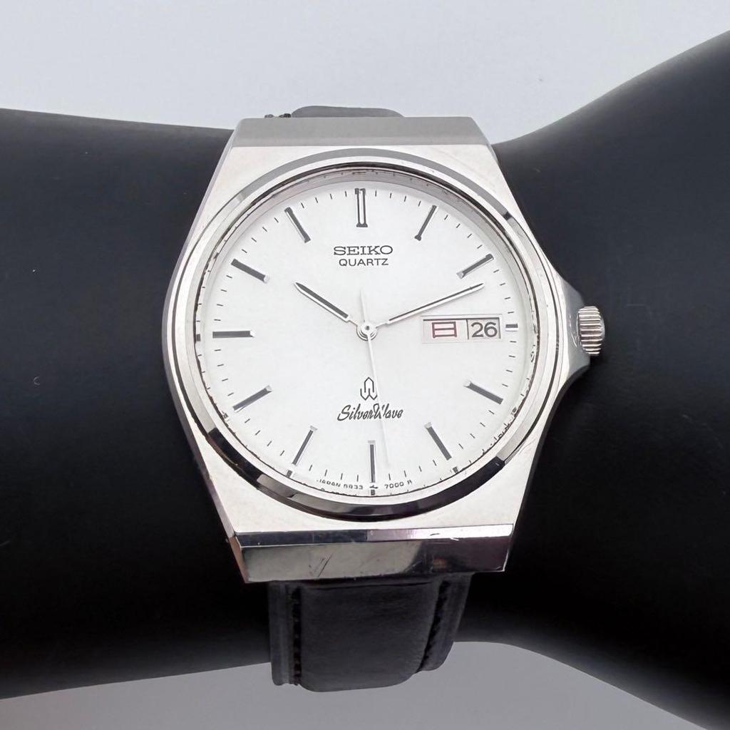 SEIKO SilverWave Quartz Vintage Watch [ Battery] 5933-7000 Day-Date