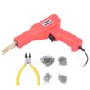 50W Car Bumper Repair Welder Kit Plastic Welding Machine with Plier Staples Red for Cars Motorcycles