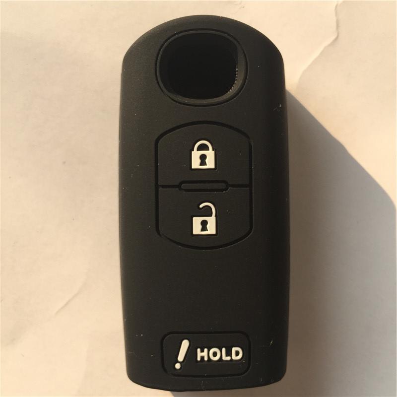 Silicone rubber car key Case Cover for Mazda 2 3 5 6 CX5 CX-5 M2 M3 M5 M6 GT 2015 2016 Smart remote key 3 button