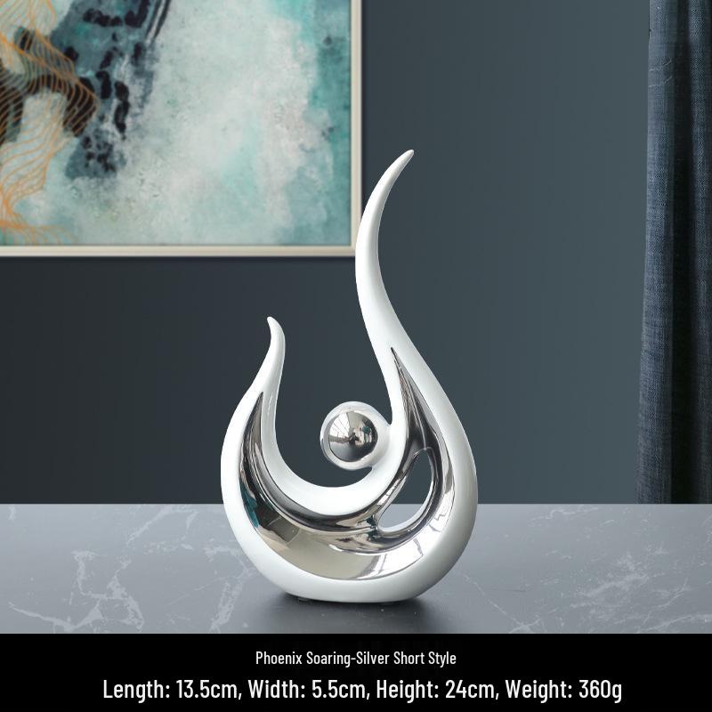 Luksusowa Ceramiczna Ozdoba w Stylu Europejskim do Wystroju Domu lub Biura