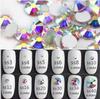Rhinestone Hot Sale Crystal DIY High Grade Glass Stone Non Hotfix Flatback With New Package for Nails Art Formal 1 Bag