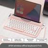 Ajazz AF84 Wireless Membrane Keyboard Ultra Slim Quiet Key Design for Office PC Laptop Typing