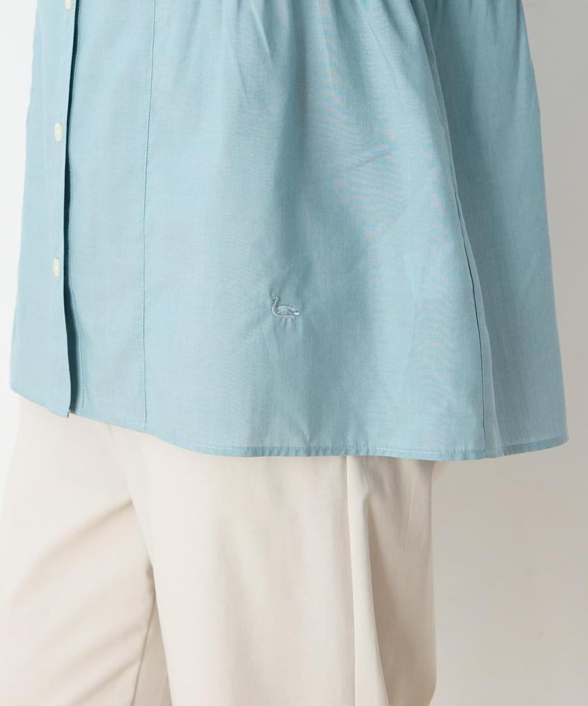 DECOY Peplum Green Women's Blouse, 493053,