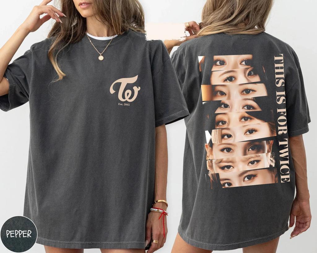 This Is for Concert Part 2 Twice World Tour in North America Shirt 2026 Summer Men Women Fashion Cotton Oversized T-shirt Y2K