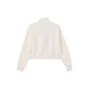 (WMNS) Nike Sportswear Phoenix Fleece 1/2-Zip Cropped Sweatshirt 'White' Women's DQ5768-133