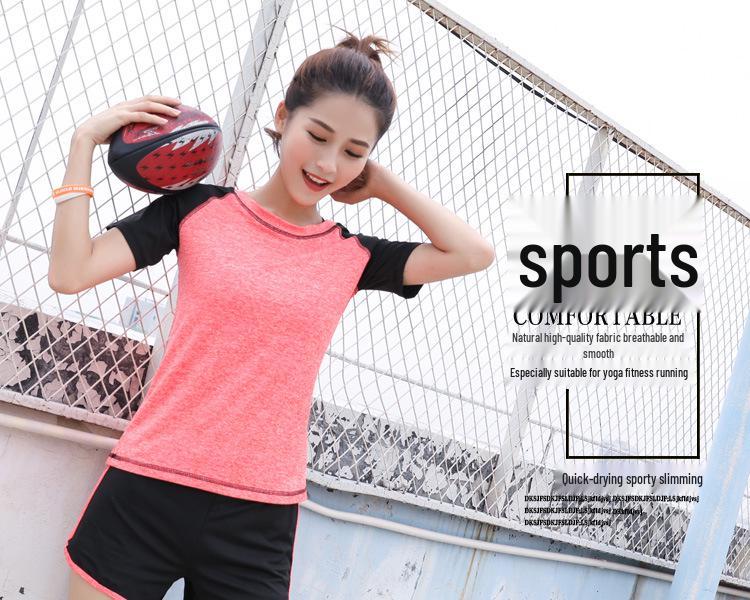 Women's Spring/Summer Yoga & Sports Set: Outdoor Exercise & Gym Fitness Wear