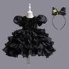 Flower Girls Ruffles Princess Birthday Wedding Party Dress Sequin Cake Dress