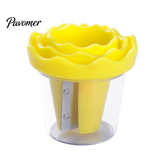 Salad Presentation Tool Spiral Vegetable Curler, Stainless Steel Blade Handheld Twister, Creative Kitchen for Rotatable Fruit Cutter Carrots Cucumbers