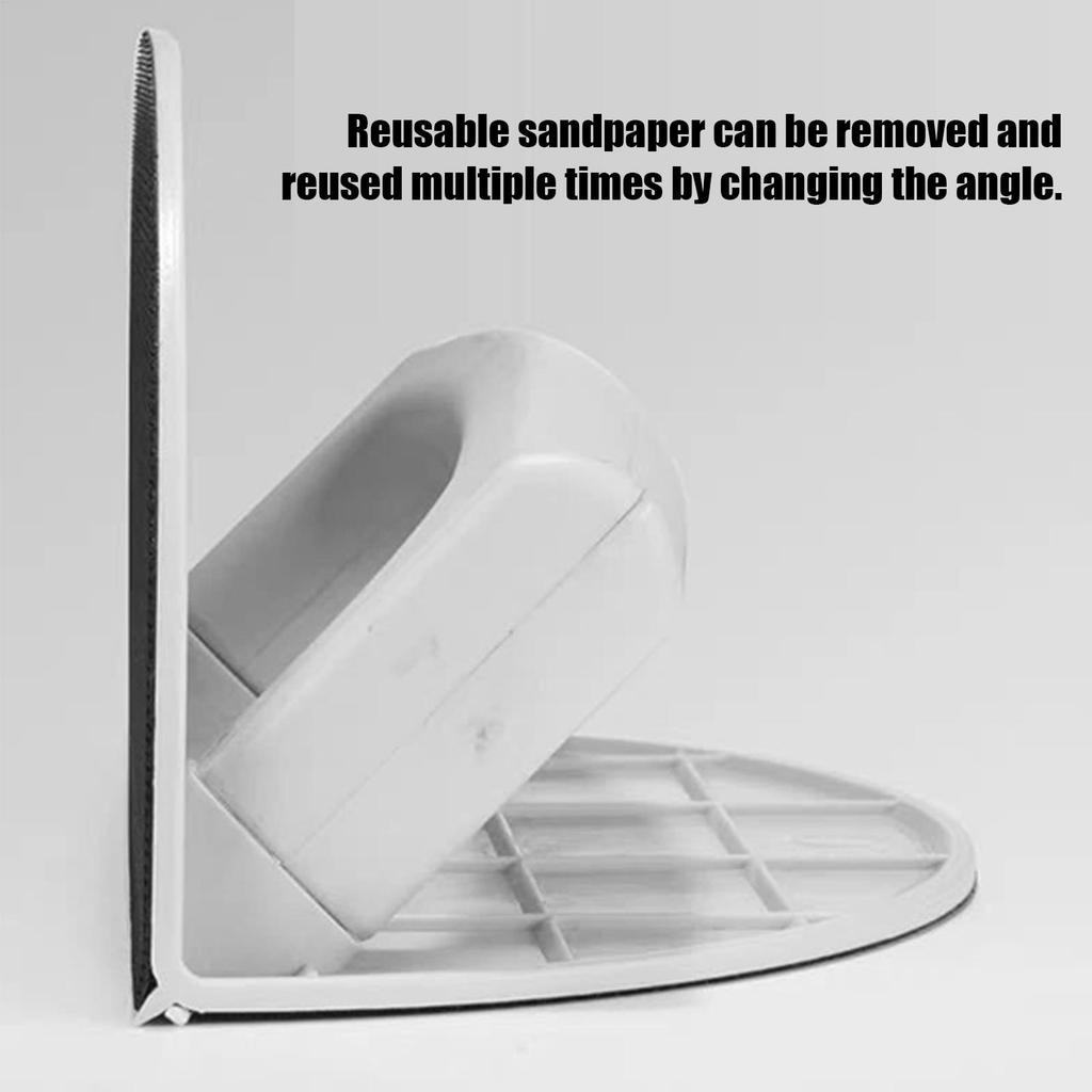 Hand Sandpaper Holder Multifunctional Semi-Circular Angle Sanding Sandpaper Tool Angle Sandpaper Holder Sandpaper Polishing Tool