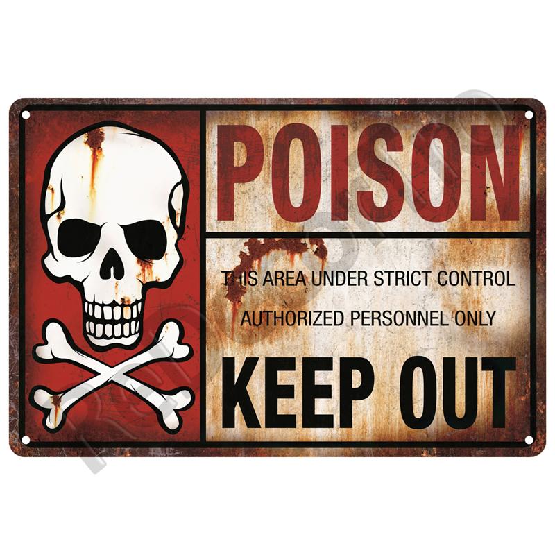 Caution Warning Metal Sign For Safety Signs Danger Beware Tin Sign Plate Home Wall Decor Vintage Plaque Home Art Painting Poster