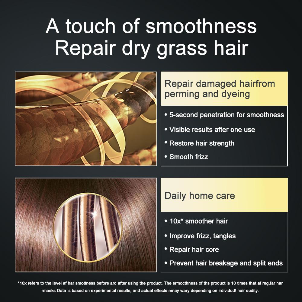 PURC 5-second Water Infusion Hair Mask Repair Damaged Hair Smoothing Nourish Soft Hair Treatment Hair Care Masks 60ml
