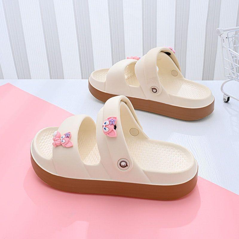 Breathable And Lightweight Pink Girls Sandals Soft Bottom Summer Beach Footwear