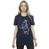 Disney Womens/Ladies Winnie The Pooh Piglet Christmas Cotton Boyfriend T-Shirt