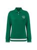 WIDEANGLE Co Contrast Point Polo Sweatshirt L_Green