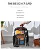 Large Capacity Transparent Backpack for High School Girls - Durable PVC Design.