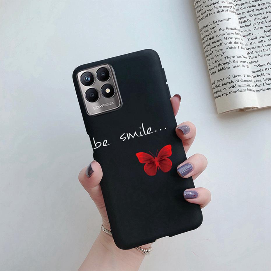 For Realme Narzo 50 Case RMX3286 Cute Painted Soft Silicone Back Cover for OPPO Realme Narzo 50 Phone Case Bumper Narzo50 Coque
