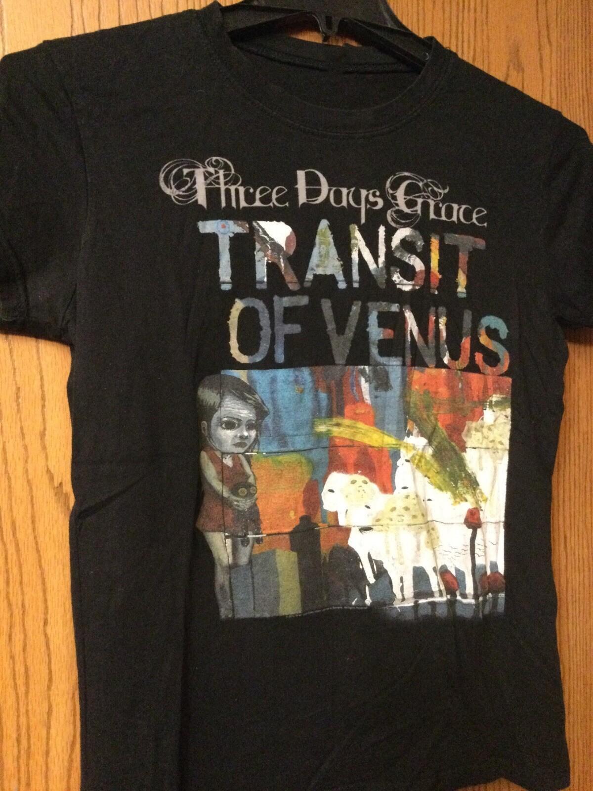 Three Days Grace Transit Of Venus Tee Shirt Black Unisex S-5XL 2B0193 Unisex T-Shirt XXXL