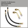 Reifenventilverlängerung Schnellaufpumpen Flexibler Adapter Auto Reifenaufpumpe Verlängerungsschlauch Set Für Fahrrad Roller Motorrad Auto