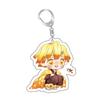 Anime Keychains Keychain Demon Slayer Kimetsu No Yaiba Acrylic Key Ring Cute Funny Cartoon for Friends
