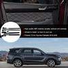 Car Interior Door Armrest Stripe Trim Carbon Fiber Style Fit for Hyundai Palisade 2019 2020