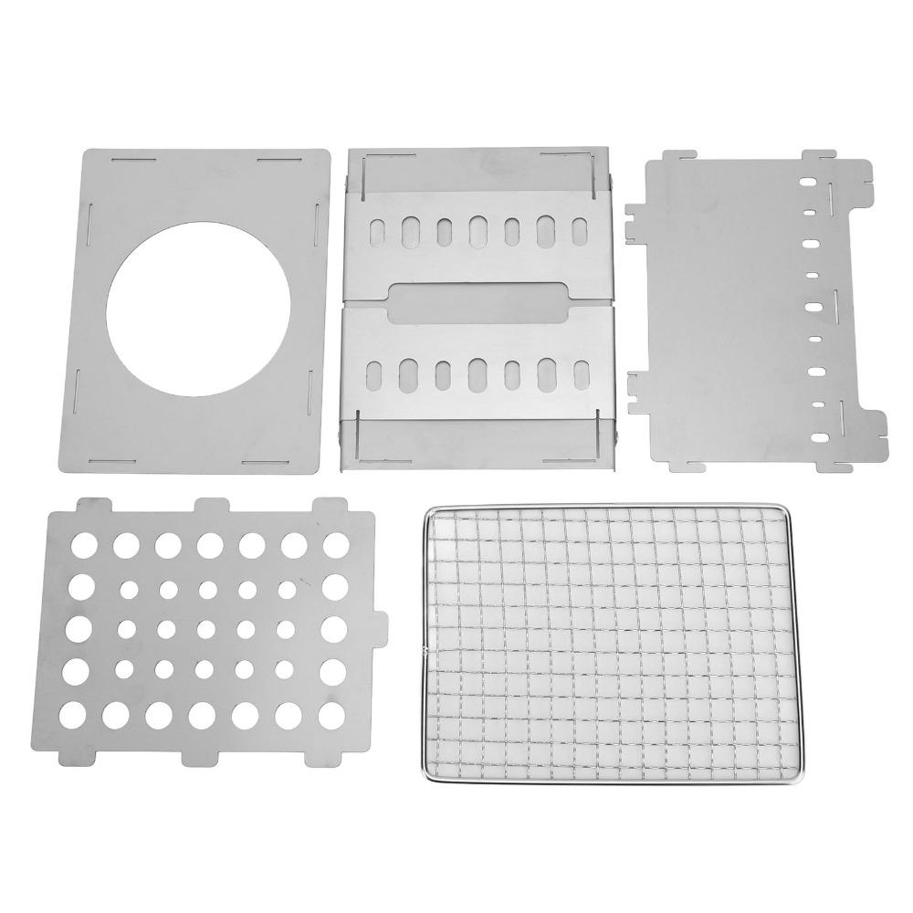 Compact Folding Backpacking Stove Portable Windproof Wood Burning Stove Wood Burning Stove  Camping