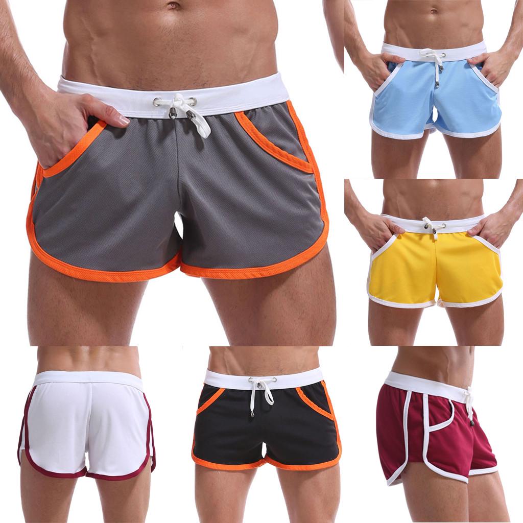 

Мужские летние домашние лоскутные спортивные брюки для отдыха, дышащие шорты, брюки