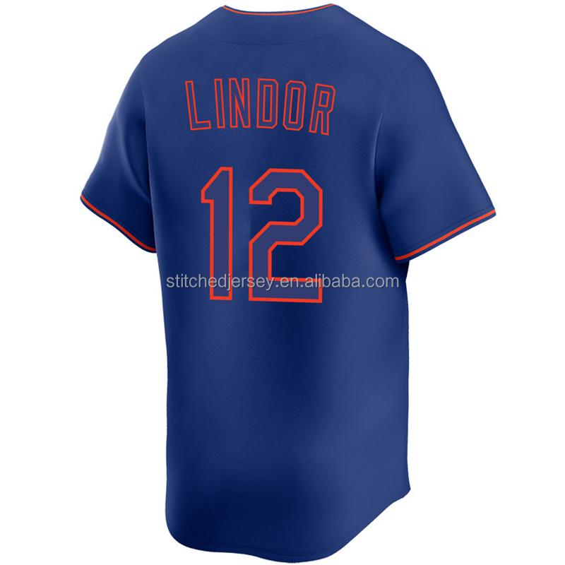 2026 Heißer Stil Herren Genäht #12 #18 #22 Darryl Strawberry Francisco Lindor Juan Soto Baseballtrikot