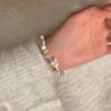 Ceramic Macaron Stylish Sea Shell Beaded Bracelet Womens Sweet Fresh Design Summer
