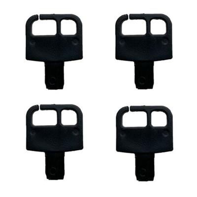 4Set Spa Cover Broken Latch Repair Kit Clip Lock Plastic 26mm For 1inch Wide Straps With Key And Hardware