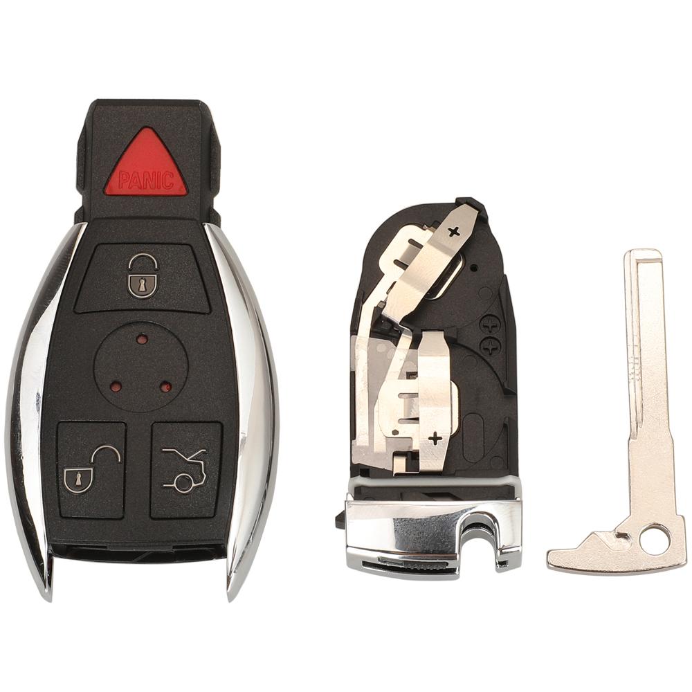 Jingyuqin 3 Tasten Smart Fernbedienung Autoschlüsselgehäuse Für Mercedes Benz BGA NEC C E R S CL GL SL CLK SLK Fernbedienung Schlüsselanhänger