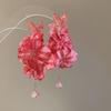 Silver Needle Pink Flower Fringed Vacation Style Earrings Summer Sweet Delicate Stud Earrings Small Fresh Design Earrings Women