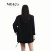 MO&Co. Women's 2024 Autumn Wool Blend New Chinese Style H-Line Blazer