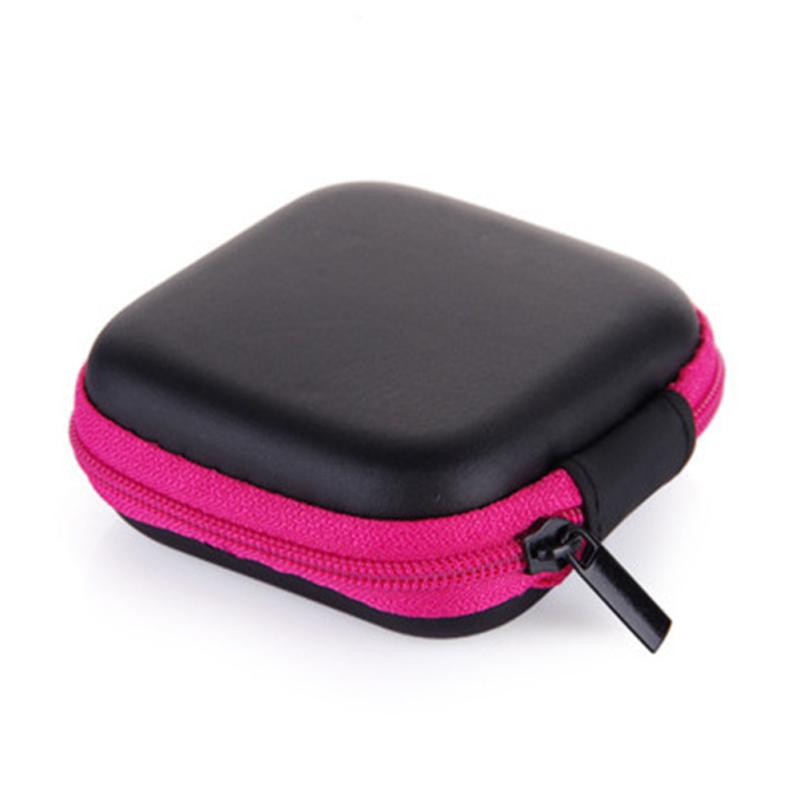 Fashionable Portable Earphone Bag USB Cable Charger Container Key Jewelry Bag Gift for Birthday
