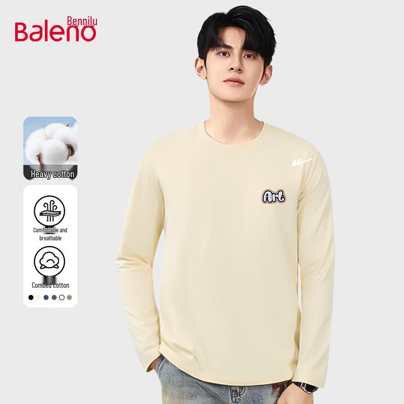 Baleno Pure Cotton Long Sleeve Casual T-Shirt 2XL