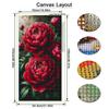 Red Peony Large Size Diamond Painting New Collection Colorful Flowers Diy Full Square Round Drill Rhinestone Embroidery Mosaic Cross Stitch Kits
