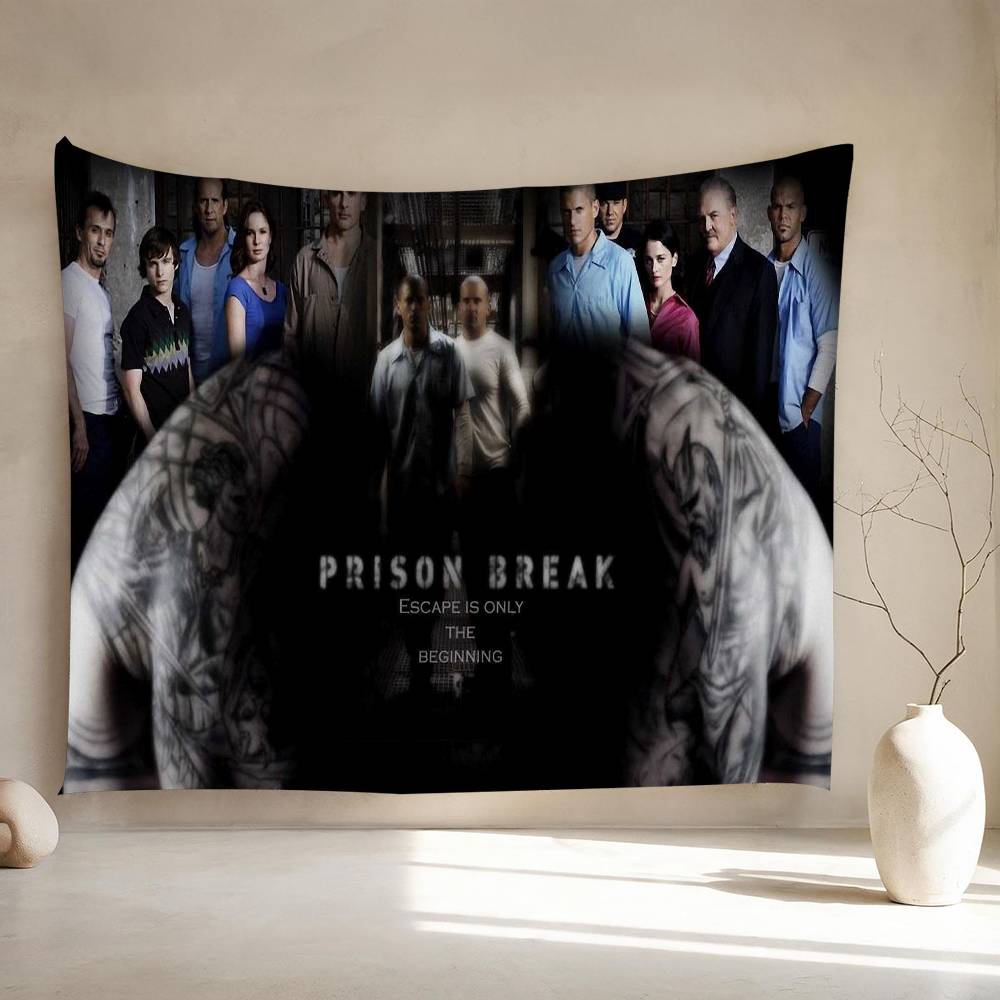 HighDefinition Prison Break Classic TV Series Colorful Tapestry Wall Hanging Bohemian Wall Tapestrie Mandala Wall Hanging Sheets
