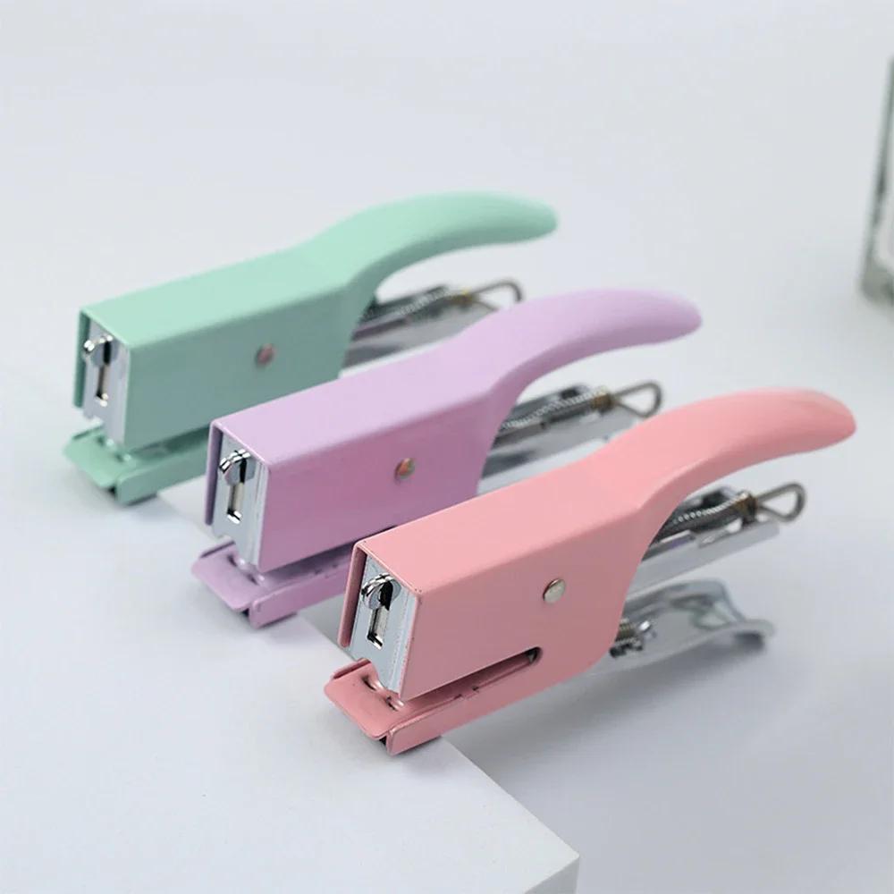 Small Paper Stapler Book Binder Durable Stationery Office Accessories Fashion Office