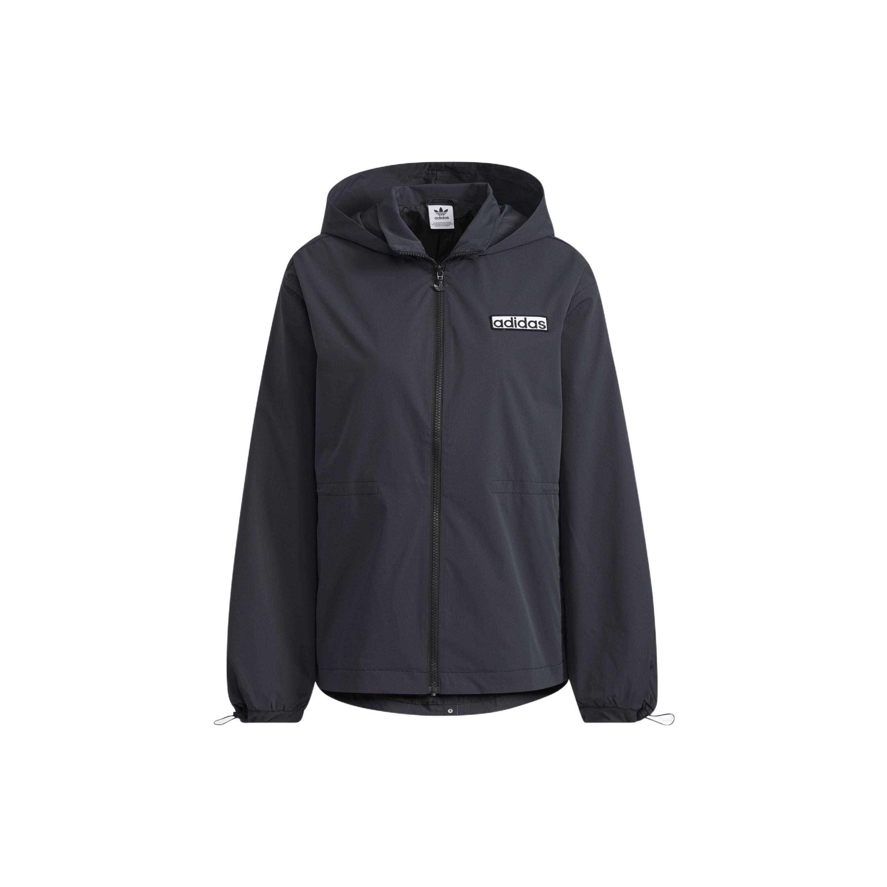 Adidas Оригинальная спортивная куртка с капюшоном Adibreak Женские куртки Черный HH9460 34