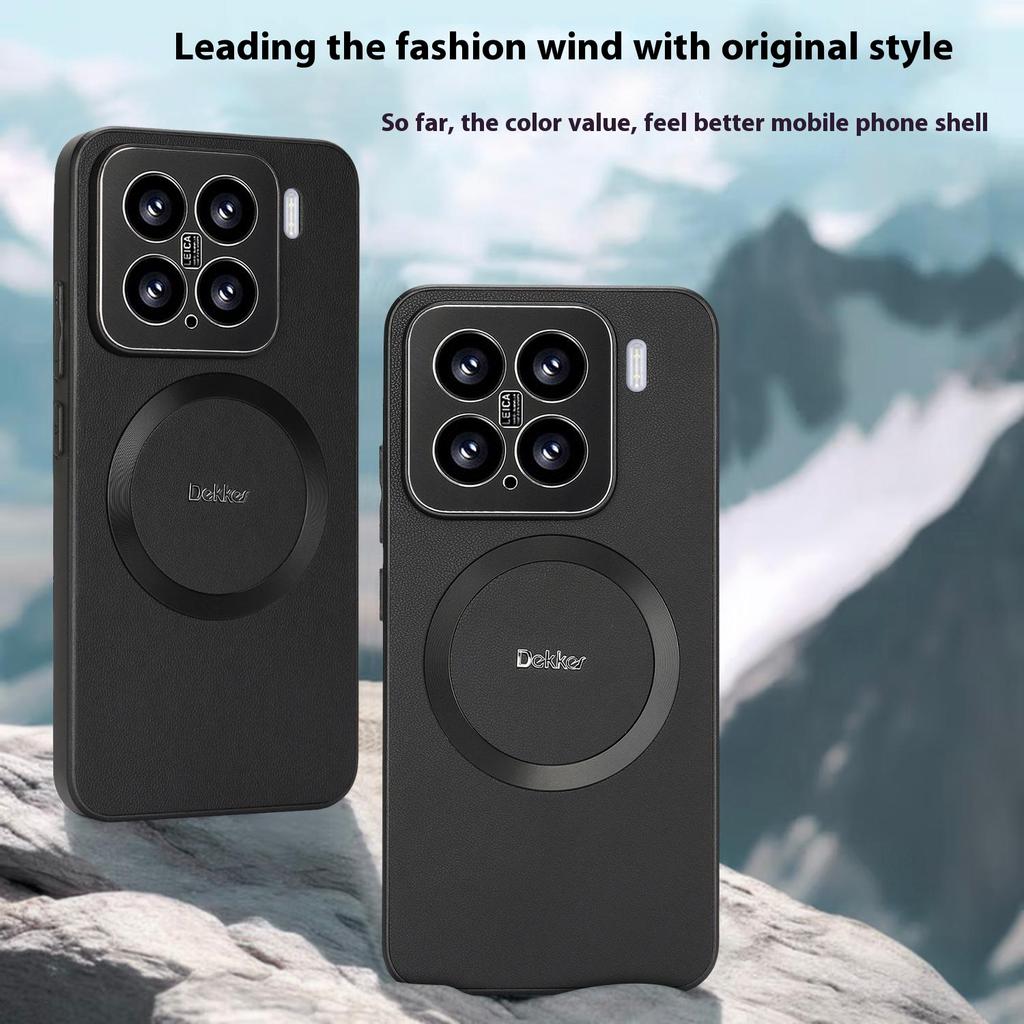DEKKER Etui na Xiaomi 15 Kompatybilne z MagSafe PU+TPU Tylna Pokrywa Telefonu