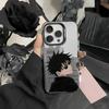 Jujut-su I-Ichiji S-Kaisen Handyhülle Für IPhone 16 17 15 14 12 13 Pro Max Schwarze Farbe Stoßfeste Hülle