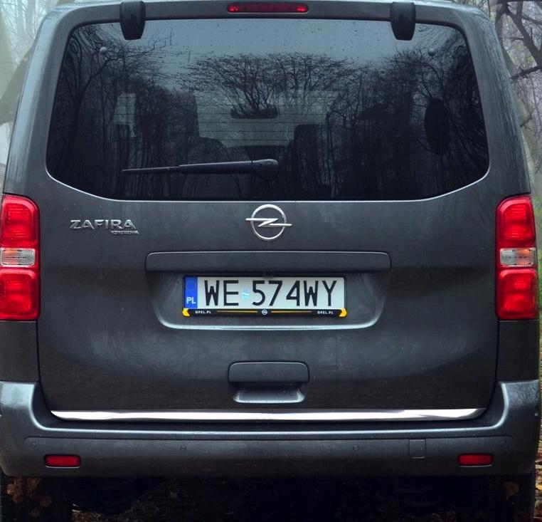 Listwa Chromowana Bagażnika Do Opla Zafira Life 2019+ - Elegancki Dodatek