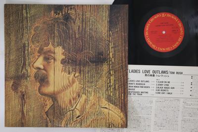LP Record TOM RUSH - Ladies Love Outlaws 20AP2203PROMO CBS SONY 1981 Japan Rock Used