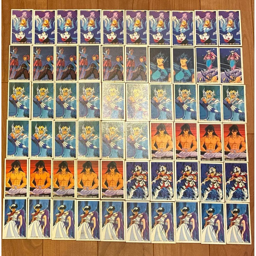 Used More than 300 pieces of Saint Seiya Menko from that time
