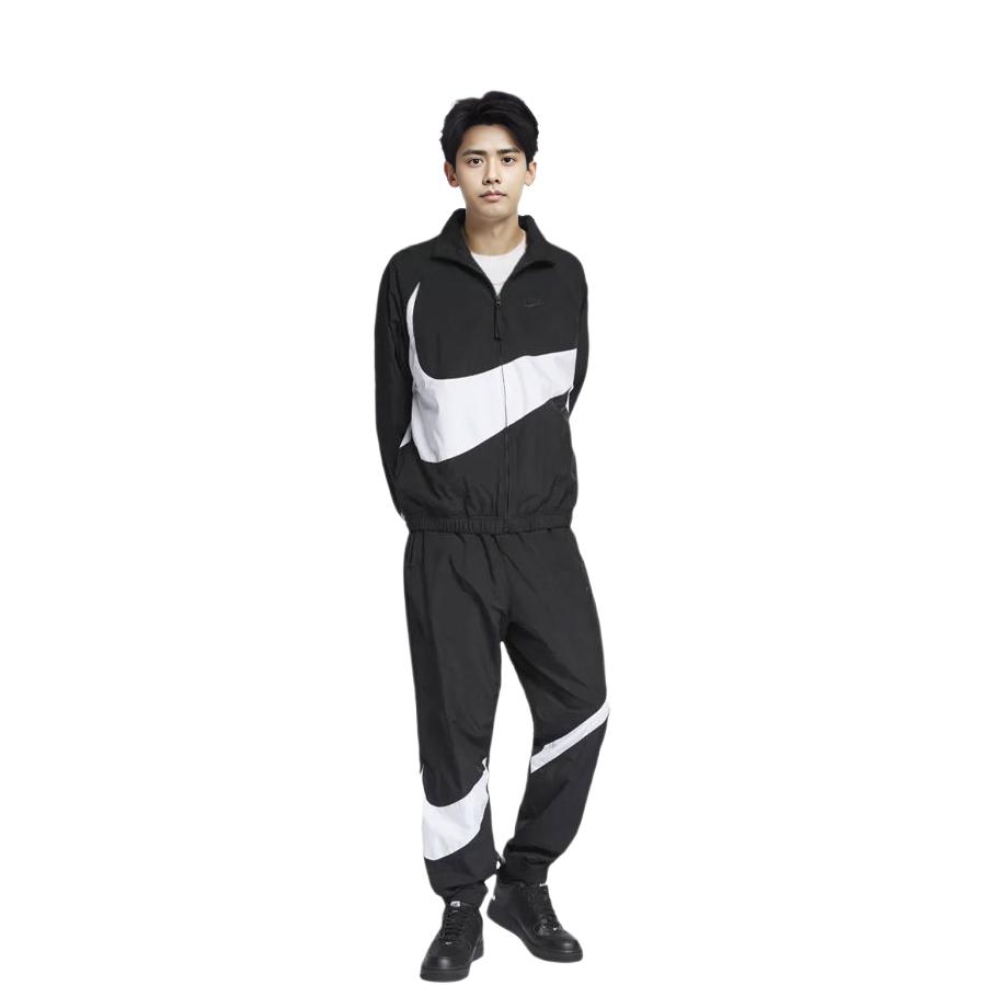 Nike Big Swoosh Woven Statement Jacket Asia Sizing AR3133-010
