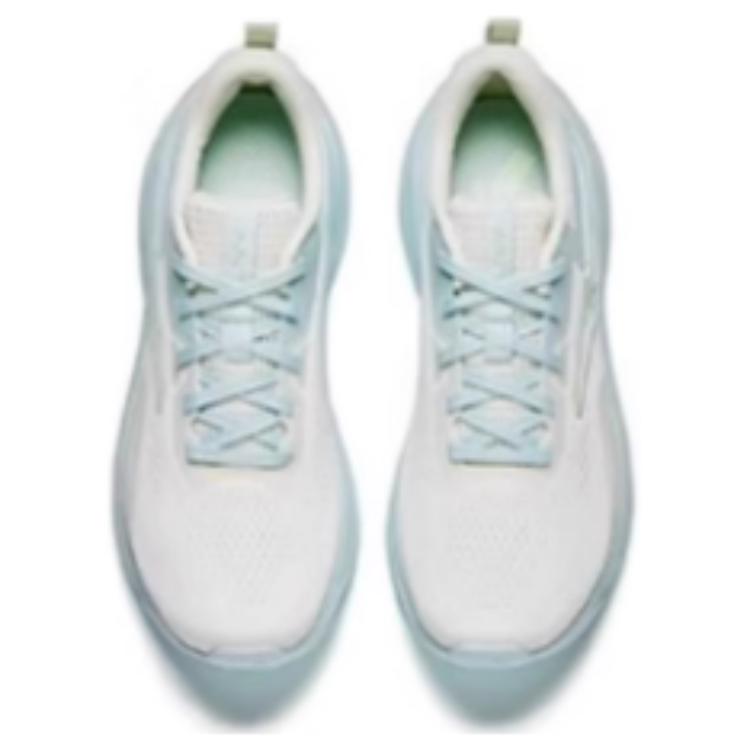 New Anta Dust-Free Height-Enhancing Wear-Resistant Lightweight Breathable Low-Top Running Shoes Women's White Blue 922515513-4