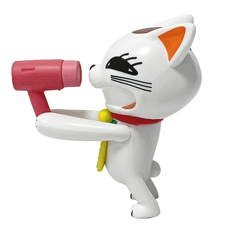 Dandadan Turbo Nonna Statuetta Anime con Asciugacapelli e Gatto Portafortuna Kawaii PVC Statua da Collezione Giocattolo Regalo Periferica Anime Artigianato