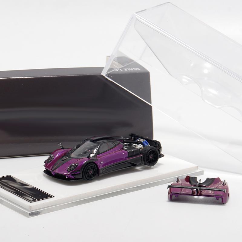 HKM 1:64 Zonda 760 LH Openable Hood Diecast Diorama Car Model Collection Miniature