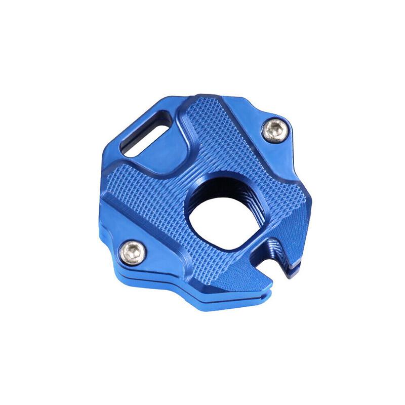 Motorcycle CNC Aluminum Key Cover Case Holder Blue Fits Honda CB650R 2019-2021